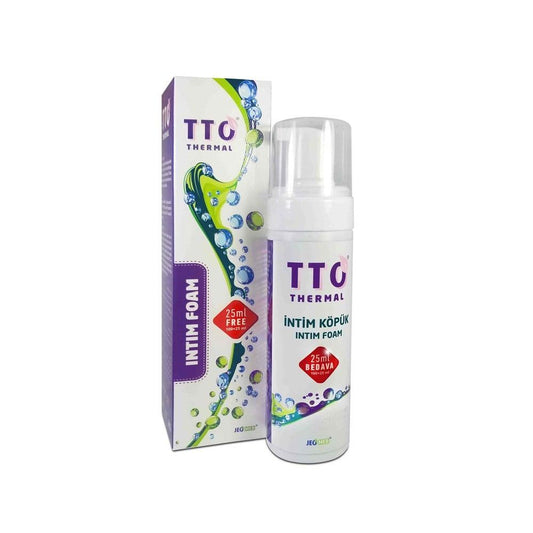 TTO Intimate Cleansing Foam with Tea Tree Oil - pH Balanced, Gentle, Natural Hygiene for Sensitive Areas