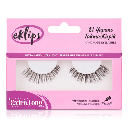 Eklips Extra Long Handmade False Eyelashes for Dramatic Volume