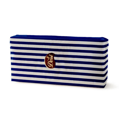 Dossi Bistro Navy Blue Striped Paper Napkins, 45-Pack