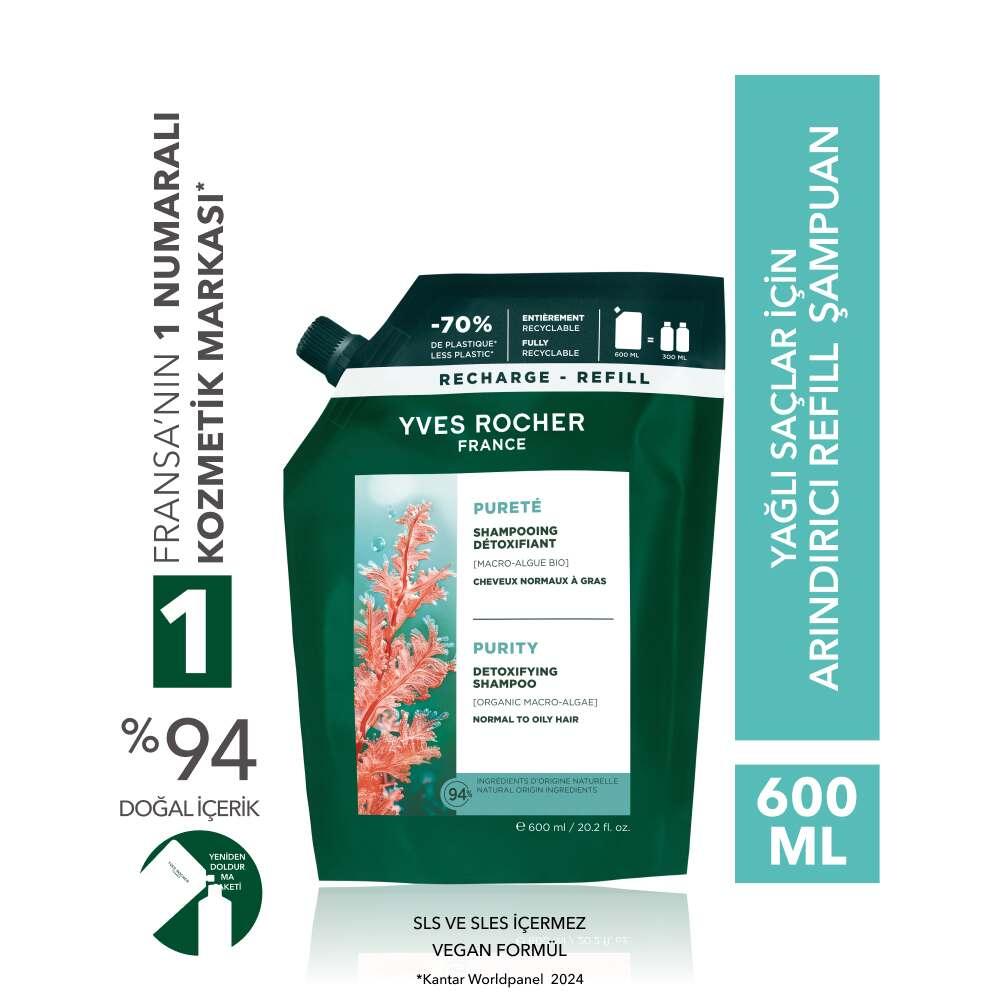 Purete Purifying Refill Shampoo for Oily Hair 500ml