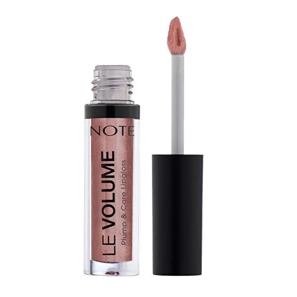 Note Le Volume Plump & Care Lip Gloss - Moisturizing, Non-Sticky, Shiny Finish Lip Care for Dry Lips