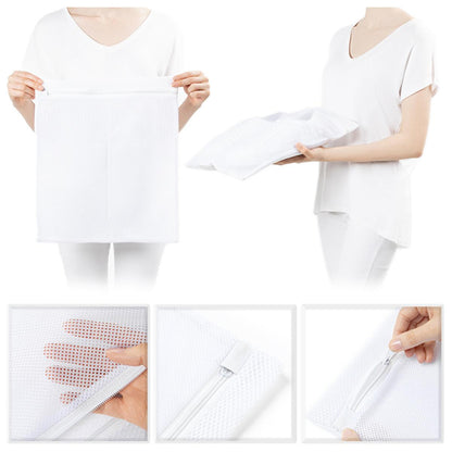 Ocean Home Shoe Washing Bag - White, 35x40cm - Protects & Cleans Delicate Shoes