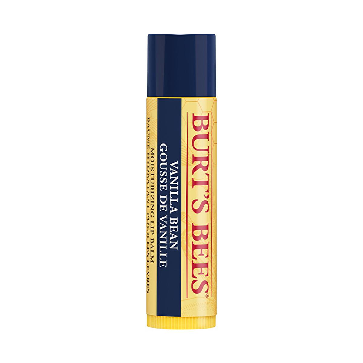 Burt's Bees Vanilla Lip Balm - Natural, Moisturizing & Nourishing Lip Care, Paraben-Free & SLS-Free