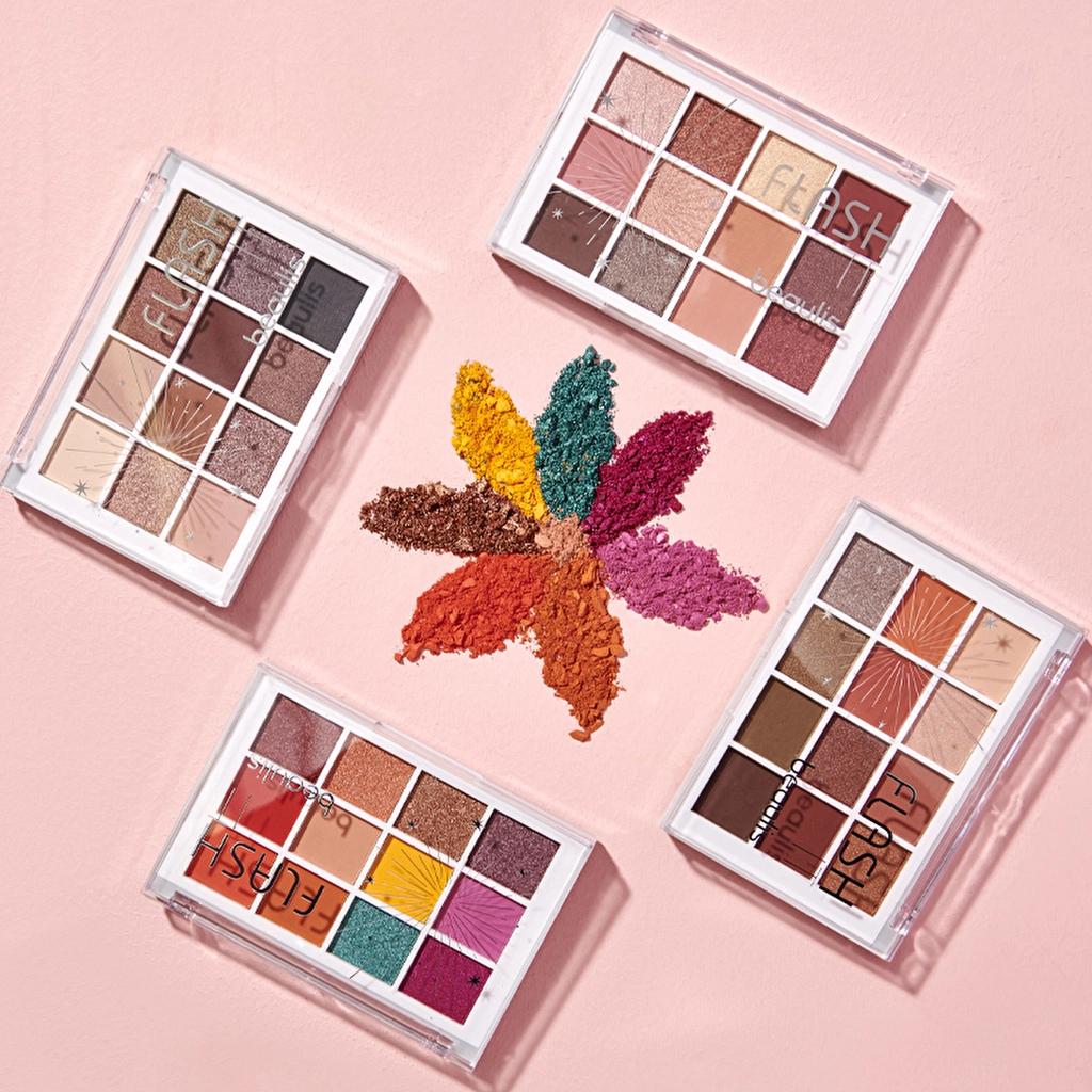 Beaulis Flash It 12-Color Eyeshadow Palette 216 Bloomy Eyes