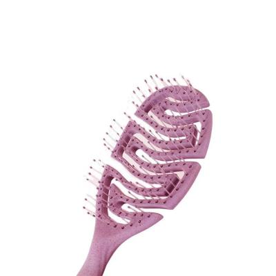 Nascita Eco-Friendly 3D Hair Brush - Recycled Materials, Gentle Detangling for All Hair Types - Pink
