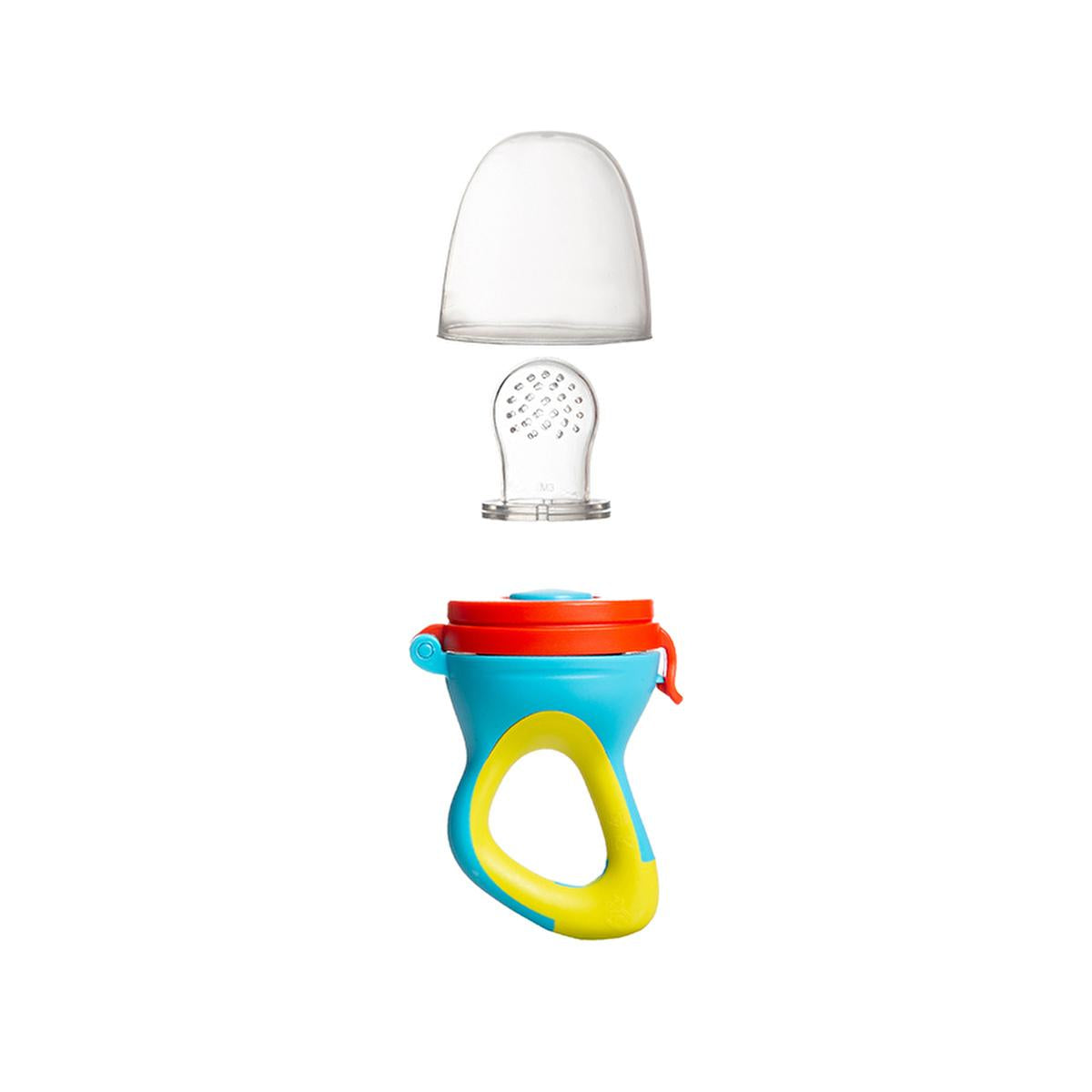 Babyjem Silicone Baby Fruit and Vegetable Teether - Safe Self-Feeding & Teething Relief for Infants 4+ Months