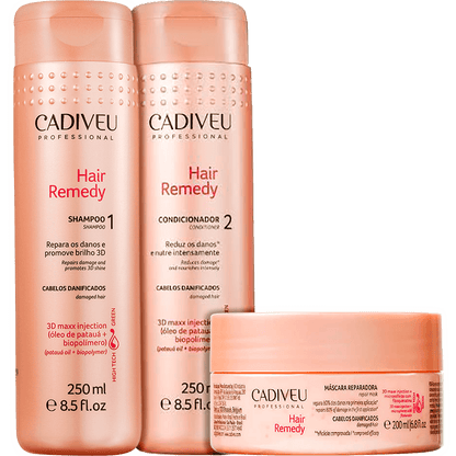 Cadiveu Professional Hair Remedy Trio Kit