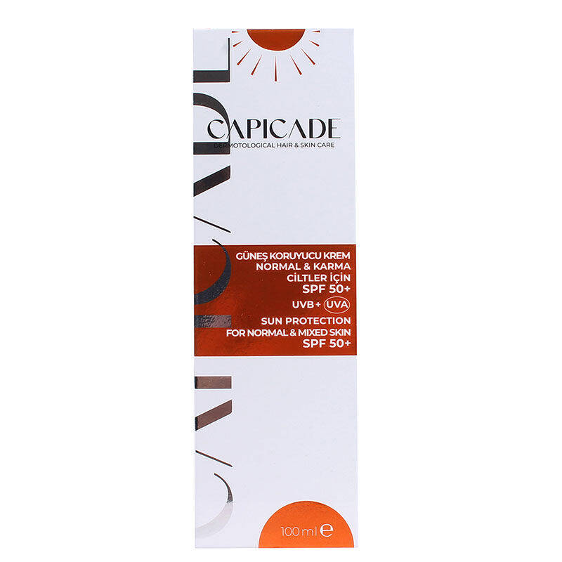Capicade SPF 50+ Sunscreen for Normal & Combination Skin 100 ml