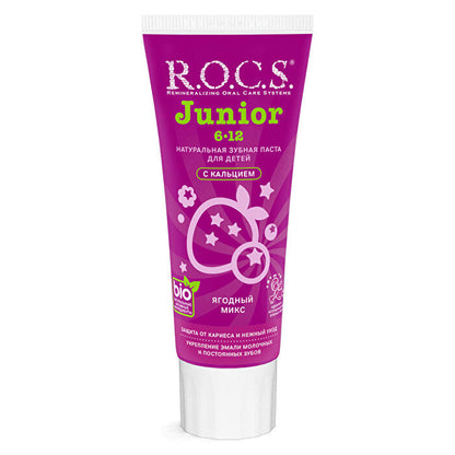 ROCS Junior 6-12 Toothpaste 60 ml / Forest Fruits
