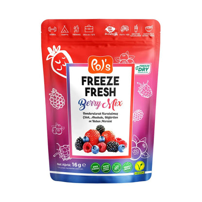 Pols Freeze Fresh Berry Mix Crunchy Fruit Snack 16g