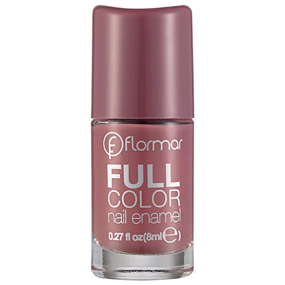 Flormar Full Color Nail Polish High Pigment Berry Brown