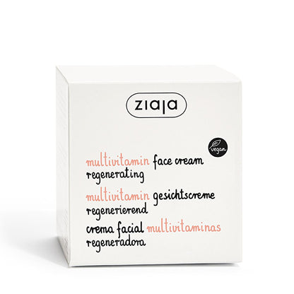 Ziaja Multivitamin Face Cream: Anti-Aging Moisturizer for Mature Skin - Vegan, Natural Skincare for Wrinkle Reduction, Hydration & Improved Elasticity