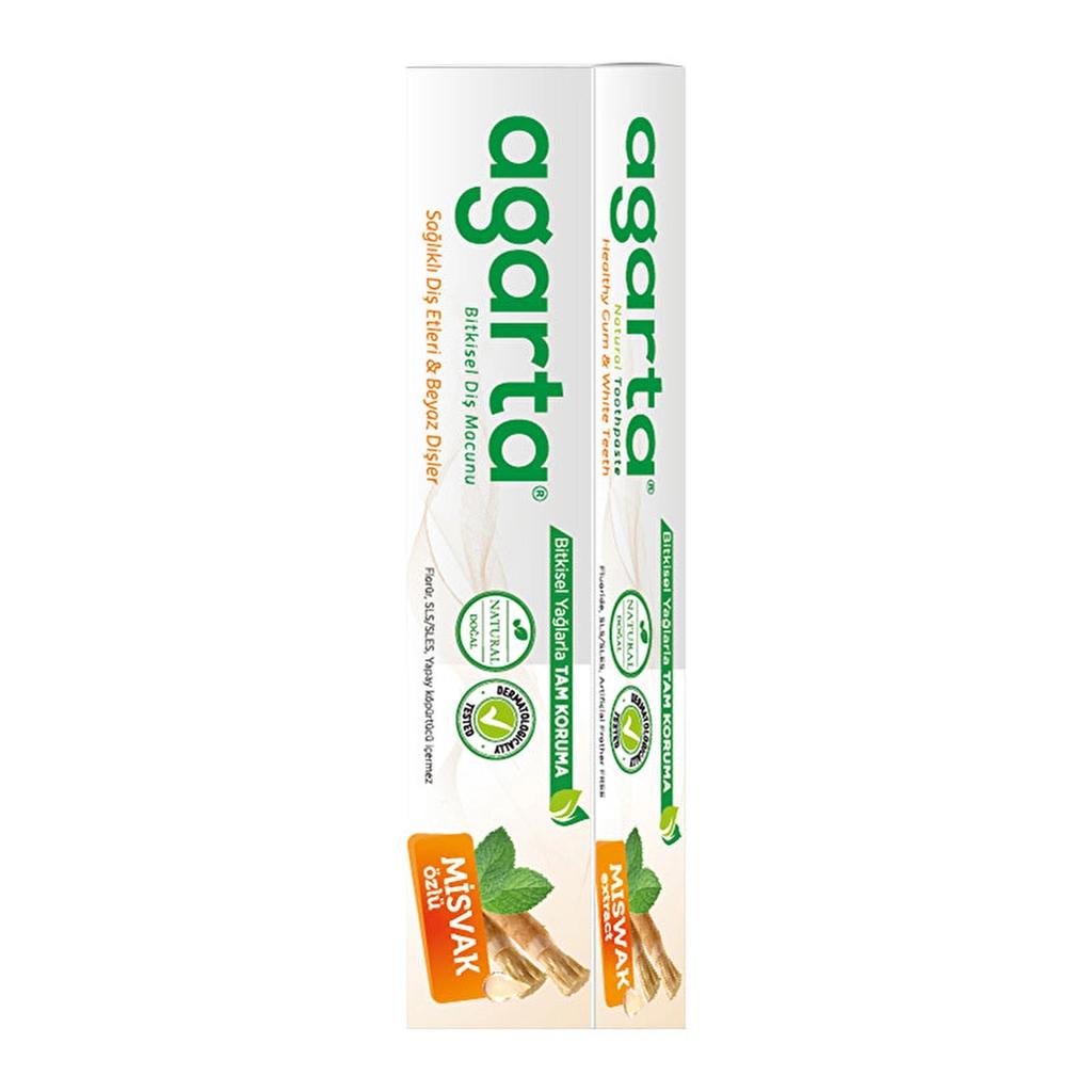 Agarta Natural Miswak Fluoride-Free Whitening Toothpaste 100 ml