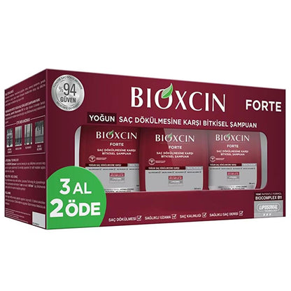 Bioxcin Forte Intensive Hair Loss Shampoo with BIOCOMPLEX B11 - Strengthens Weak Hair Roots, Nourishes Hair & Scalp