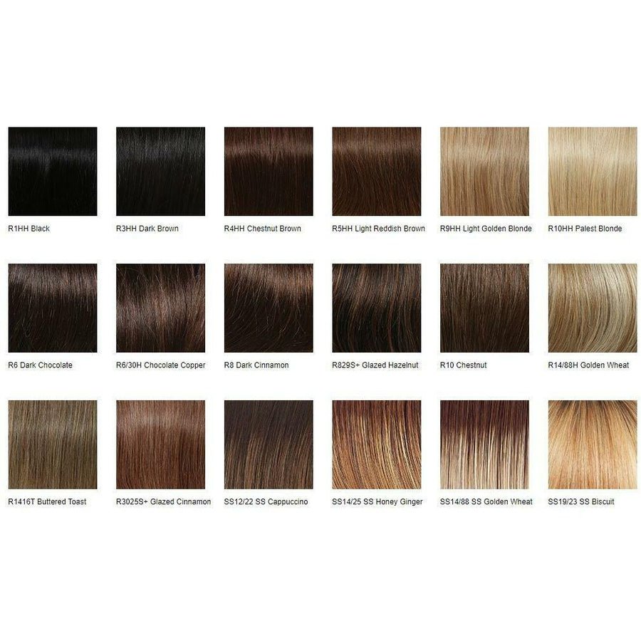 Raquel Welch Charmed Life 12" Top Piece Topper 100% Human Hair - Choose Color