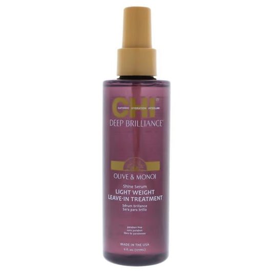 CHI Deep Brilliance Shine Serum Lightweight Leave-In, 6 oz - New in Box