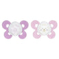 Chicco PhysioForma Comfort Silicone Pacifiers for Girls 6-16M 2-Pack