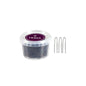 Trina Thin Black Hairpins - 200g Bulk Pack for Fine Hair Styling | Black Bobby Pins for All-Day Hold