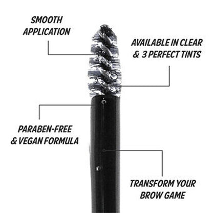theBalm It's A Brow Time Clear Brow Gel: Shape, Define & Hold All Day - Vitamin B5 Enriched Eyebrow Mascara