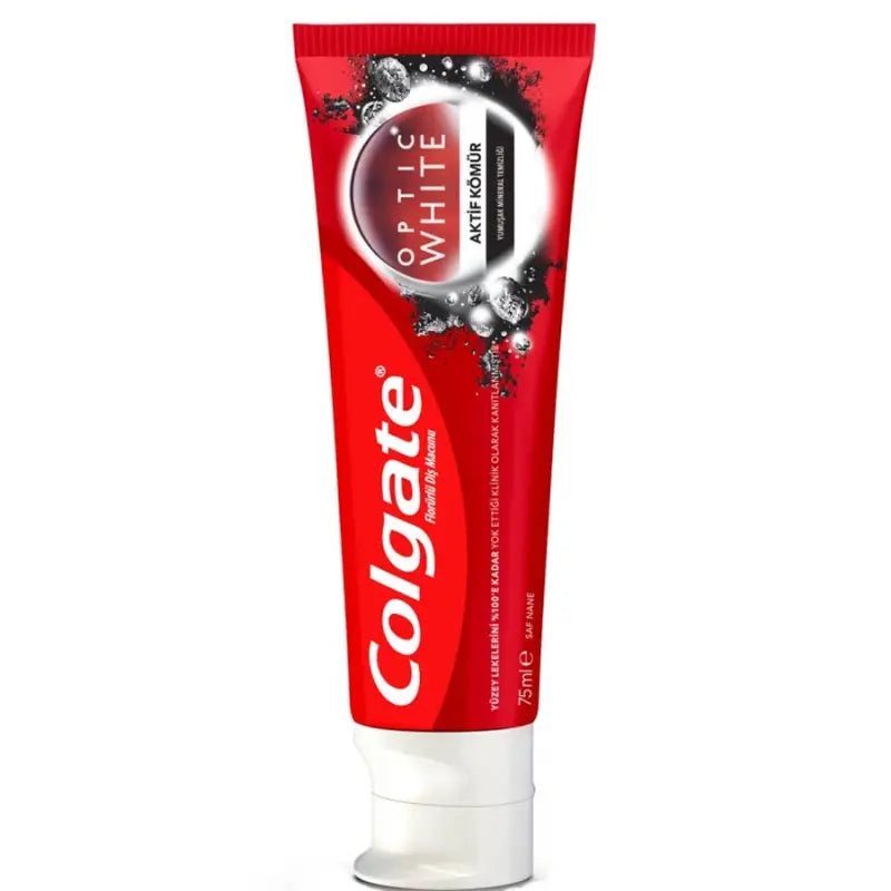 Colgate Optic White Charcoal Whitening Toothpaste 75ml