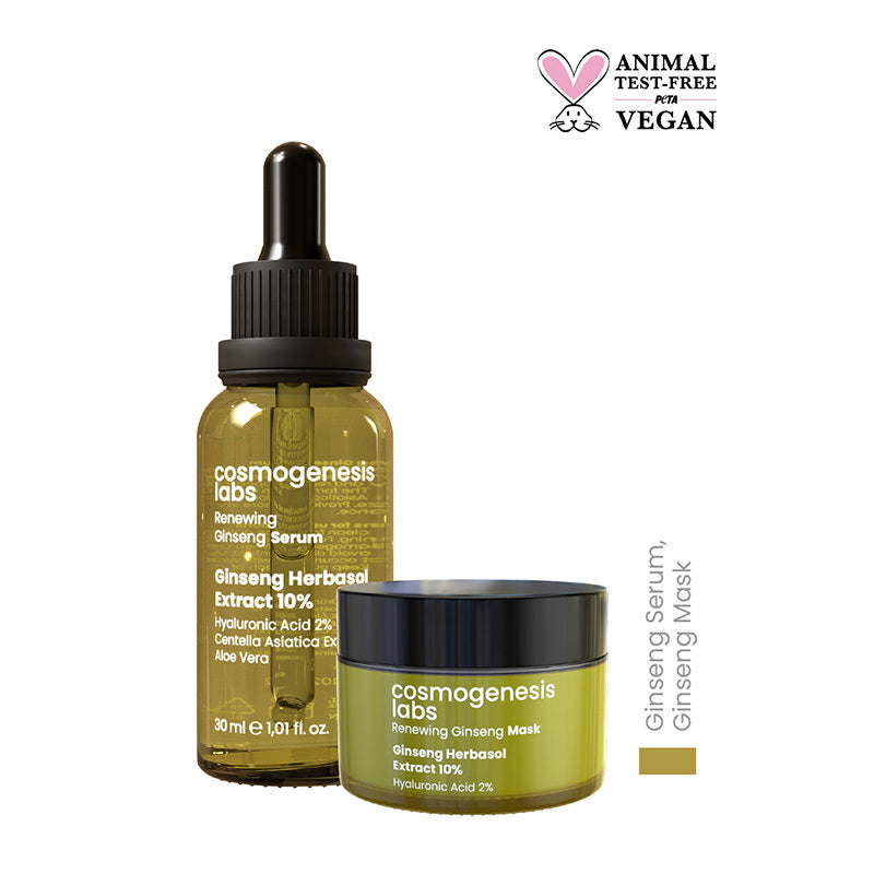 Cosmogenesis Labs Ginseng Hydrating Skincare Set 2-Piece