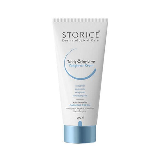 Storice Calming Cream - Anti-Irritation, Paraben-Free Skincare for Dry, Sensitive Skin Relief (200ml)