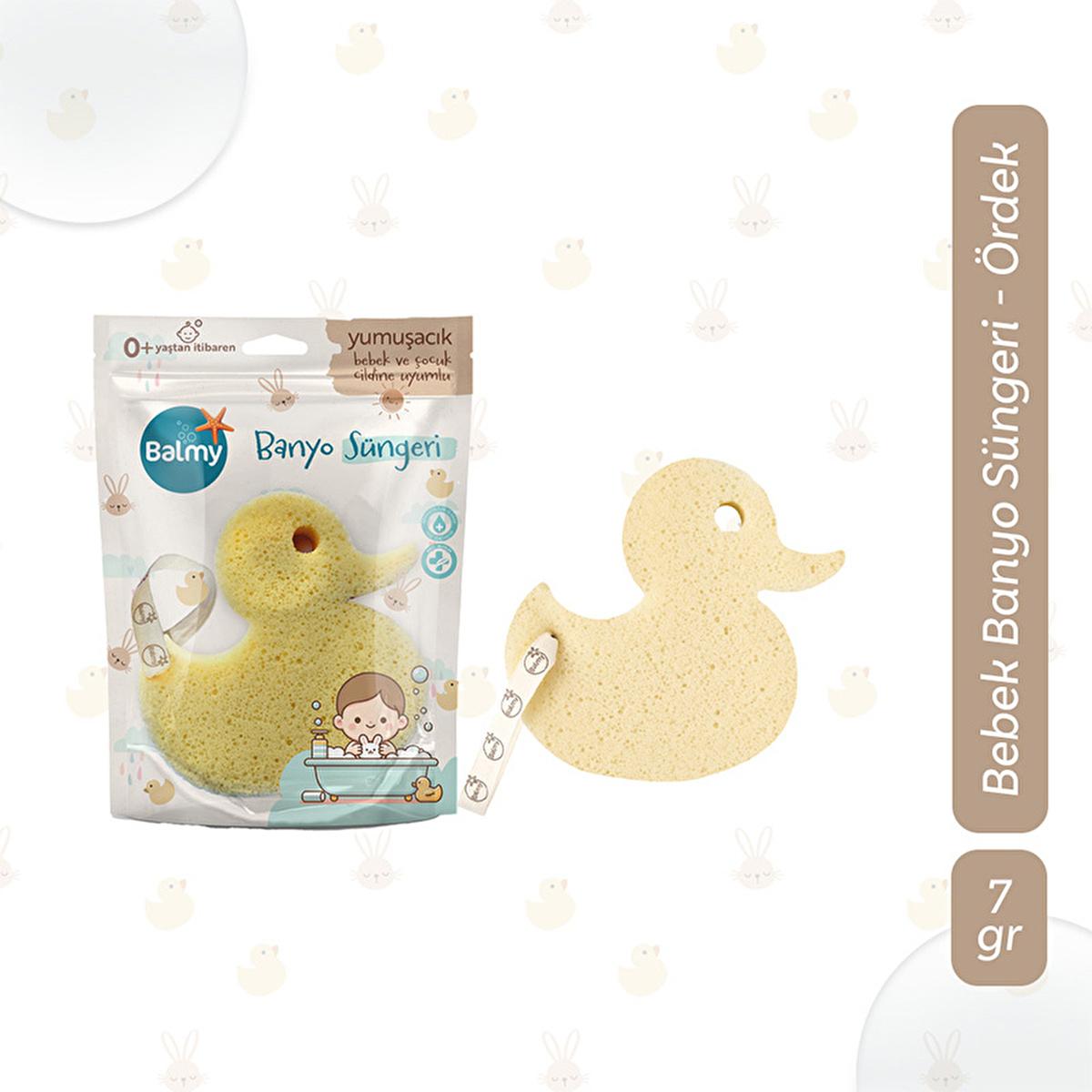 Balmy Baby Bath Sponge - Soft, Natural, and Hypoallergenic for Sensitive Skin