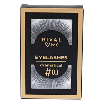 Rival Loves Me Fake Eyelashes No:03 Dramatic - 1 Pair | Natural & Lightweight