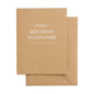 Sugar Paper - 'Happy Birthday Handsome' Folded Card (1CT)