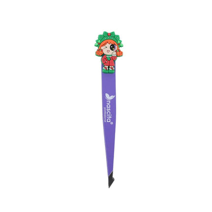 Nascita Pixy Pop Girls Purple Tweezers for Precision Grooming