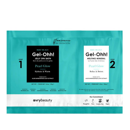 Voesh New York Gel-Ohh! Pearl Glow Jelly Spa Pedicure Set