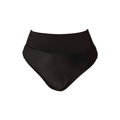 Pedkini Black High-Waisted Period Swim Bottom - Leak-Proof Regl Bikini Bottom for Swimming During Menstruation, Reusable & Absorbent - Size M