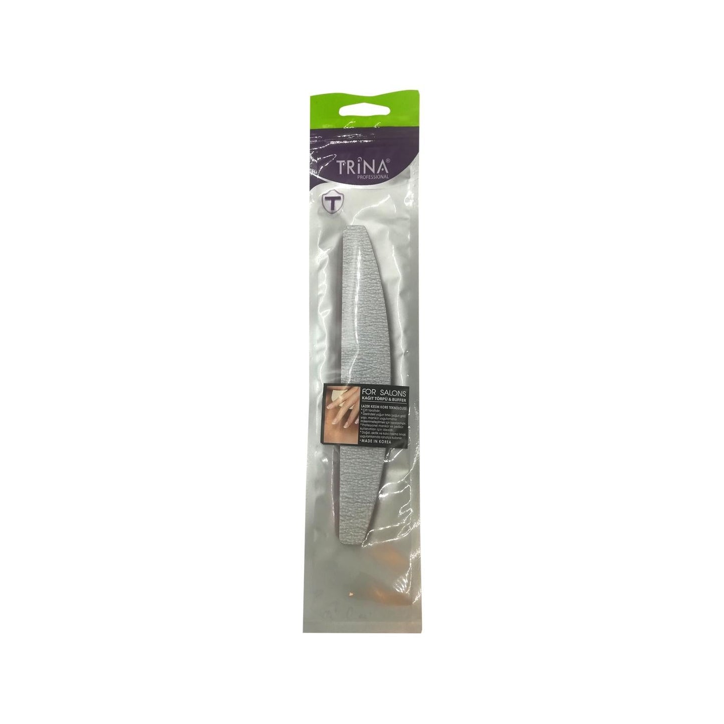 Trina Steel Nail File - Durable & Effective Nail Care Tool for Personal Grooming