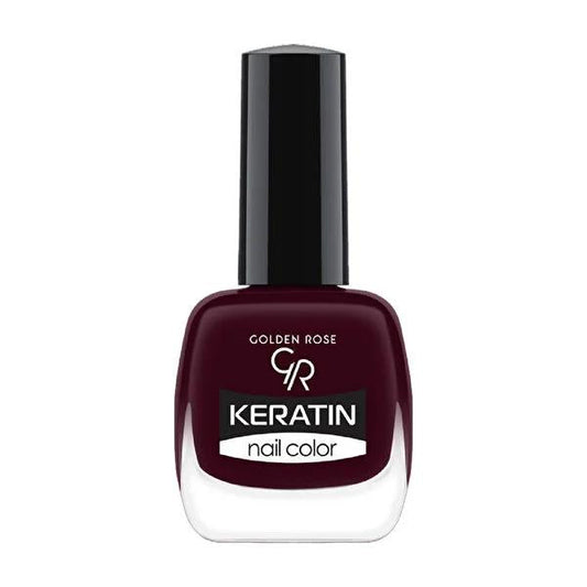 Golden Rose Keratin Nail Polish - Long-Lasting Color & Nourishing Nail Care