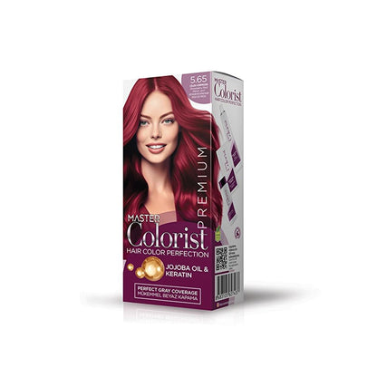 Master Colorist Premium Cream Hair Dye 5.65 Strawberry Red