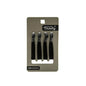 For Your Beauty Black Towel Set with Clips - 4 Piece Set, Hair Drying Towels, Bath Towels Set