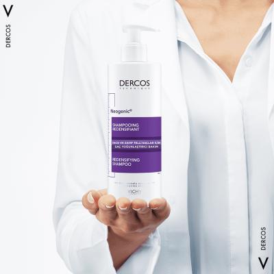 Vichy Dercos Neogenic: Hair Thickening Shampoo for Hair Loss & Density | Volumizing, Paraben-Free, Hypoallergenic, Dermatologist Tested