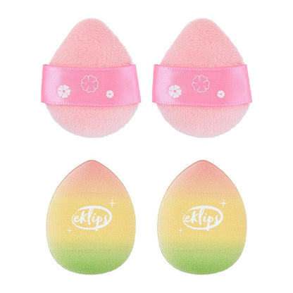 Eklips Rubycell Makeup Sponge Puff Set 4-Pack