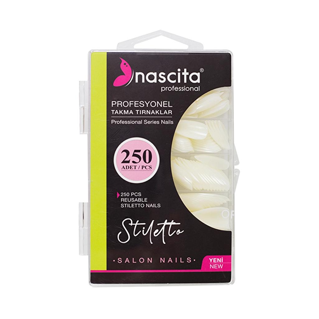 Nascita Stiletto False Nails for DIY Manicures 250 Count