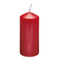 Rubin Licht Red Cylinder Candle for Cozy Home Decor, 150x75 mm