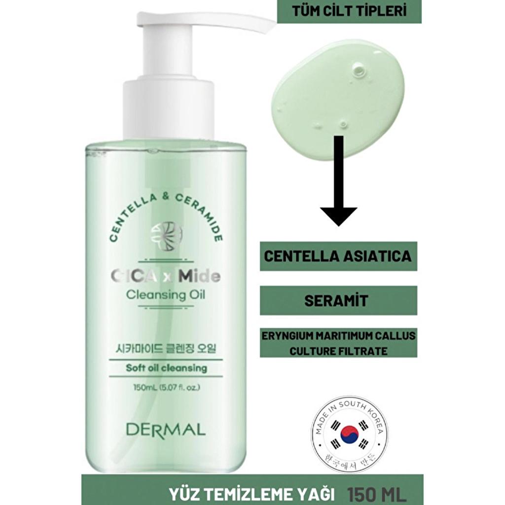 Dermal Cica x Mide Cleanser Oil with Centella & Ceramide 150ml