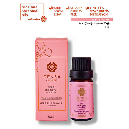 Densa Essential Geranium Essential Oil Pure Aromatherapy 10 ml