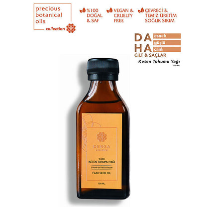 Densa Essential Flaxseed Oil Pure Cold Pressed 100 ml