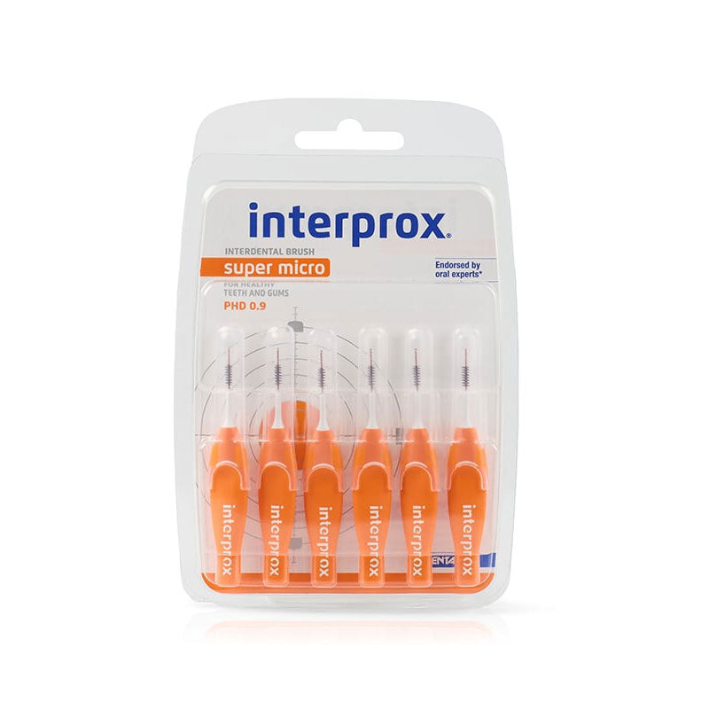 Dentaid Interprox 4G Supermicro Orange Interdental Brushes 6-Pack