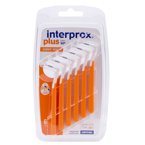 Dentaid Interprox Plus 2G Supermicro Interdental Brushes 6 Pack