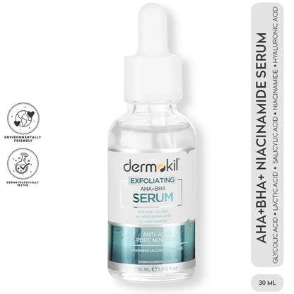 Dermokil Exfoliating AHA BHA Niacinamide Pore Serum 200ml