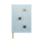 Designworks Ink - 'Arch Dot Blue' Suede Cloth Journal w/ Pocket Notes