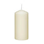 Rubin Licht Champagne Cylindrical Candle - 5.91 inches Tall, Long-Lasting Home Decor Candle