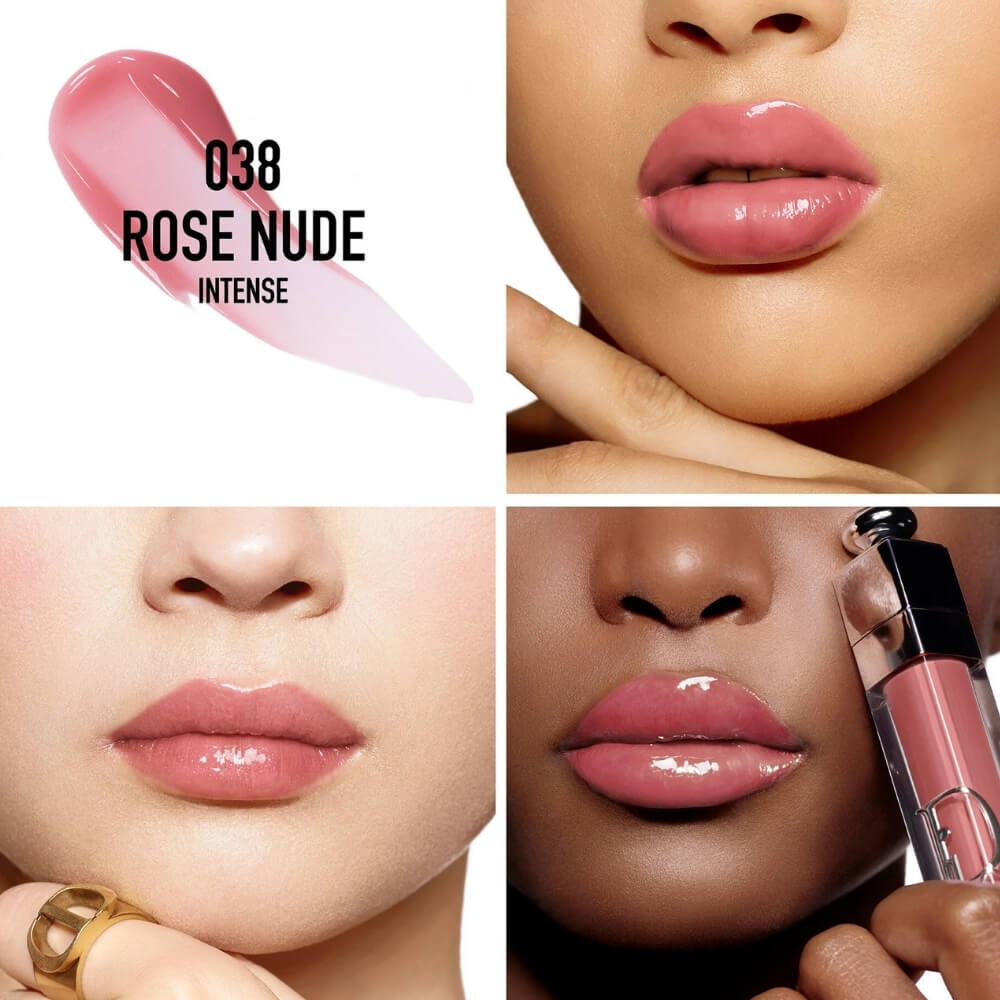 Dior Addict Lip Maximizer Plumping Gloss 038 Rose Nude 6ml