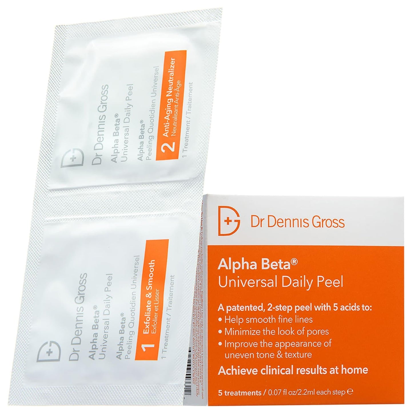 Mini Alpha Beta Universal Daily Peel Pads - Exfoliating Peel Pads for Anti-Aging Skincare, Vegan & Cruelty-Free